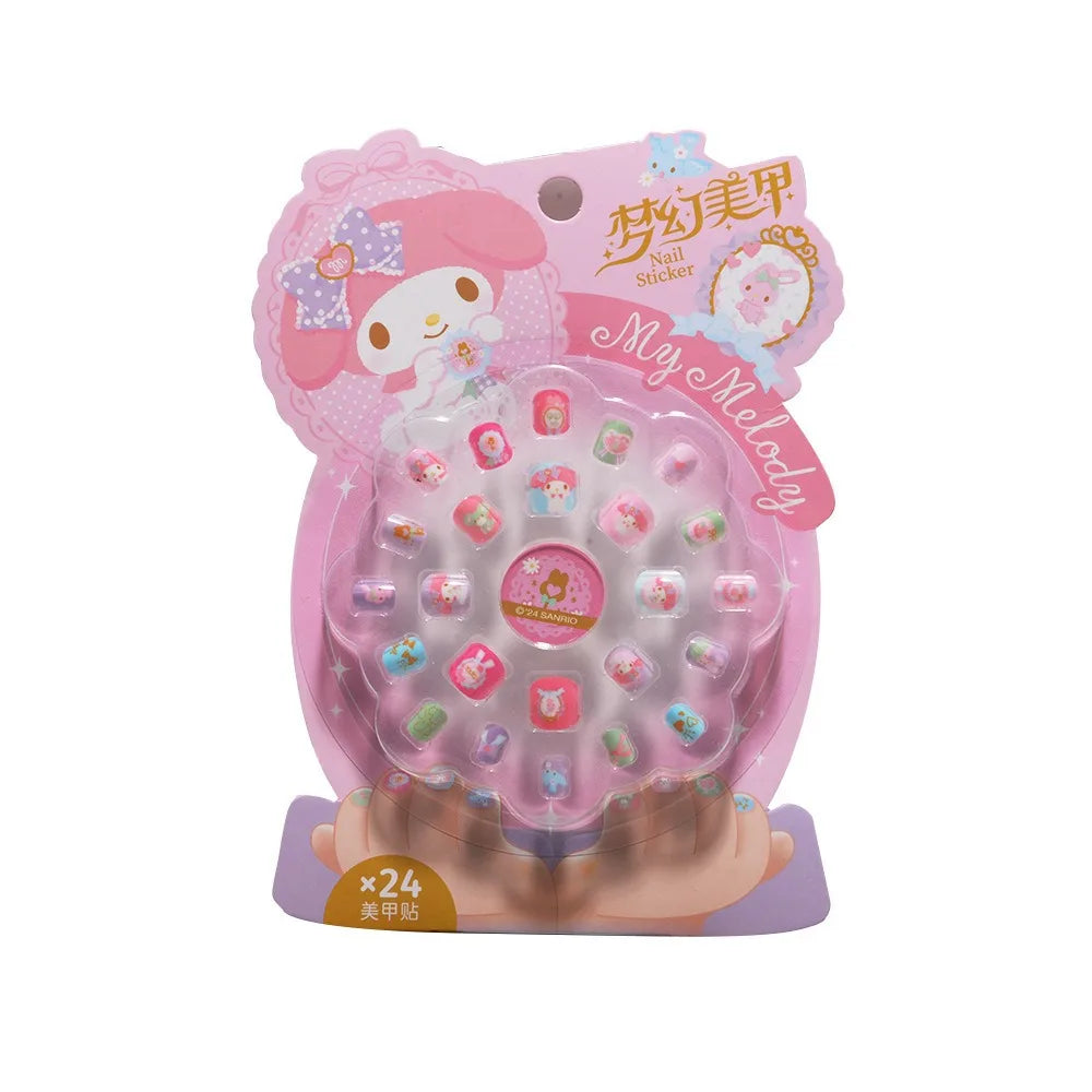 Hello Kitty Kuromi Series Nail Stickers Cute Students Birthday Toys Qme 3