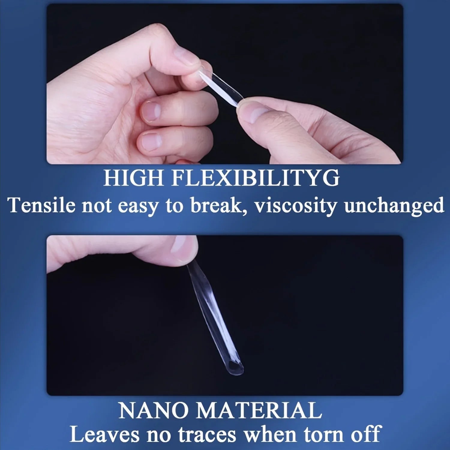 Removable Gel Putty, Clear Putty Sticky Dots for Museum Action Figures, Tacky Sticky Nails for Wall Hanging Qme