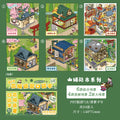 24Sheets/Pack Retro Chinese Architecture Stickers for Office Stress Relief, DIY Scrapbooking, Journal, Phone Case, Laptop, etc. Qme 1