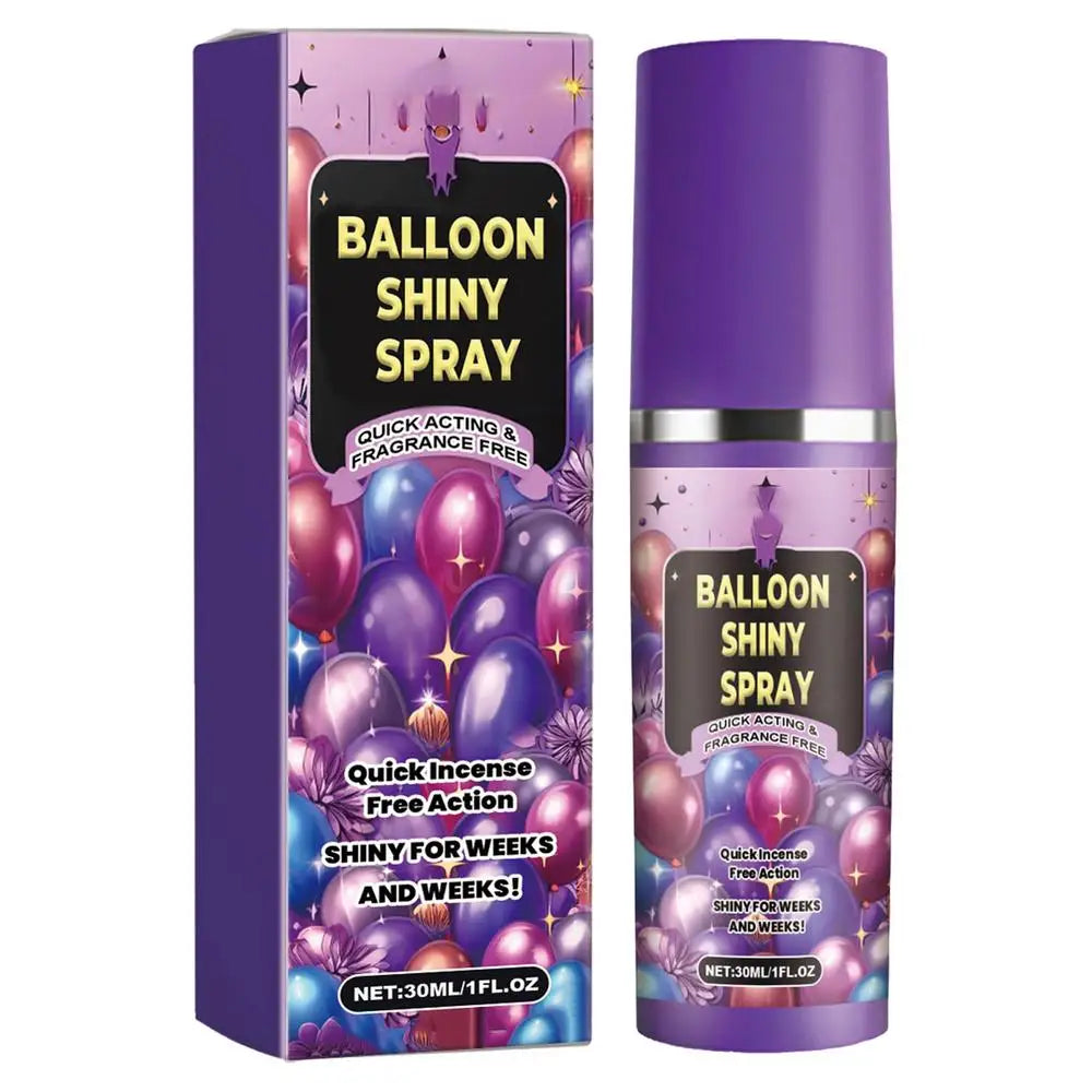 Balloon Shine Spray 30ml Balloon Glossy Spray Party Decoration Vibrant Shine for Decorations Gathering Backdrop Holiday Birthday Qme 30ml as detail shows