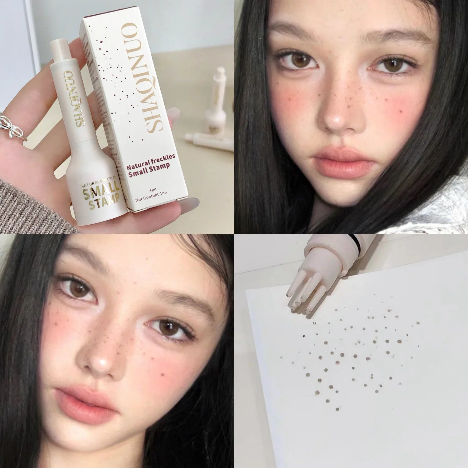 Liquid Air Cushion Freckle Stamp Pen SHAQINUO Five-point Head Natural Qme S9103-02