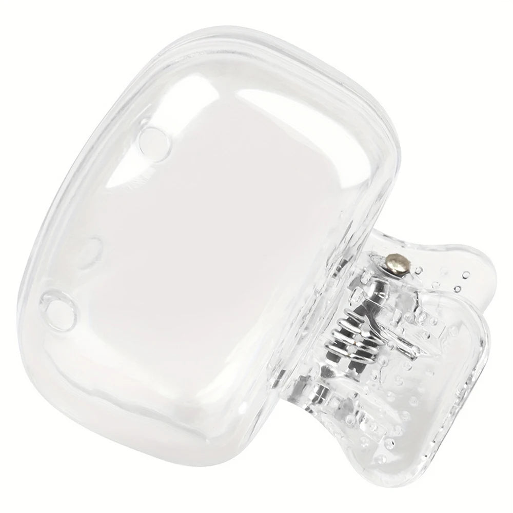 Travel Toothbrush Head Covers Toothbrush Protector Cap Brush Pod Case Protective Portable Plastic Clip For Household Travel Qme 1PC Transparent