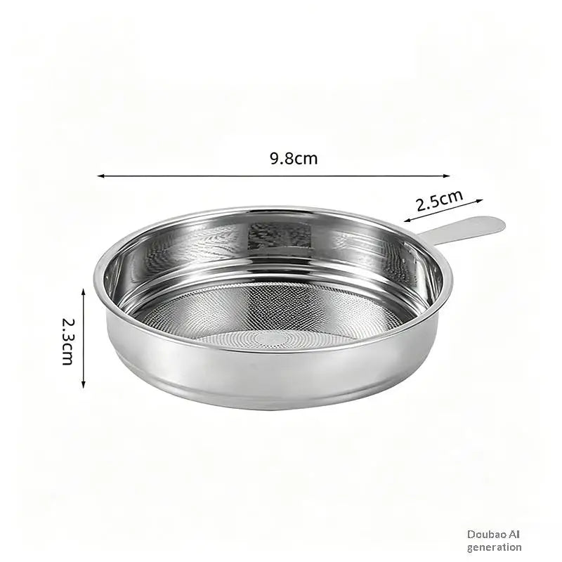 Stainless Steel Fine Mesh Food Strainer Durable Dense Holes Kitchen Qme A