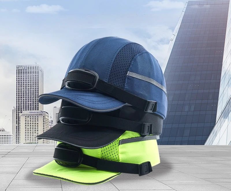 Lightweight and breathable ABS hard hat anti-smash labor insurance hat factory workshop work protective equipment Qme