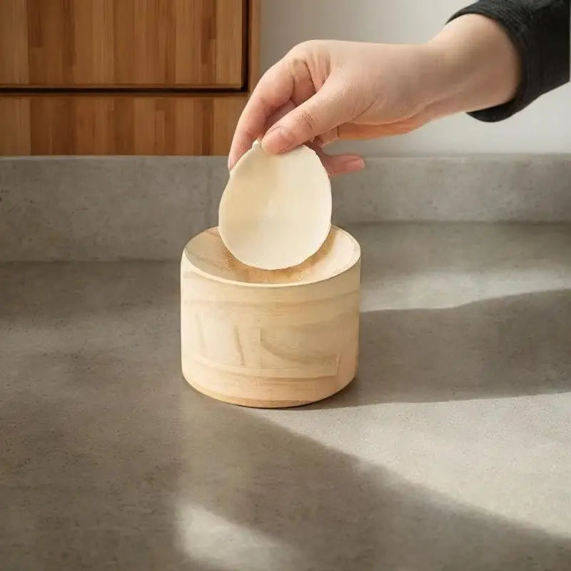 Wood Dumpling Skin Maker Pastry Tool Round Shape Wrapper Making Mold Qme