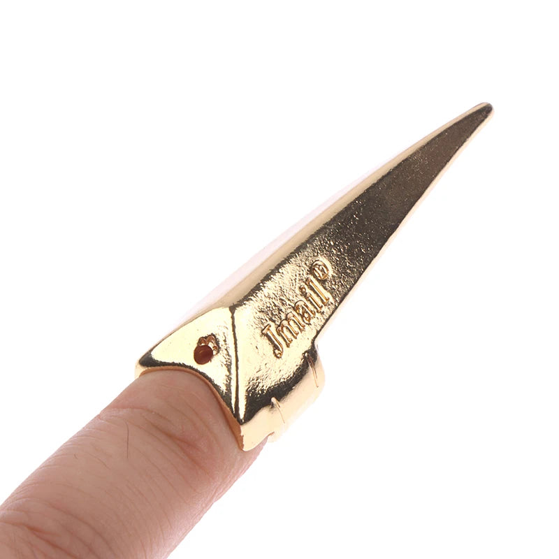 Metal Parting Tool Finger Tip Ring Hair Sectioning Braiding Comb Qme