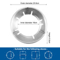 8-slot Eco Friendly Windproof Energy Saving Gas Stove Cover Gather Qme Silver