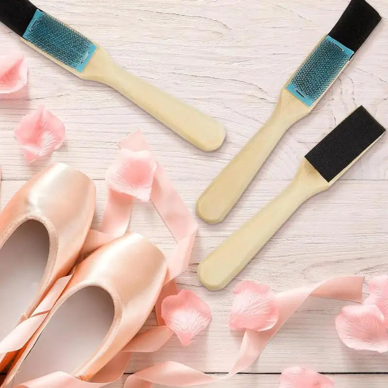 Head Dance Shoes Cleaning Brush Durable Practical Wooden Suede Sole Qme