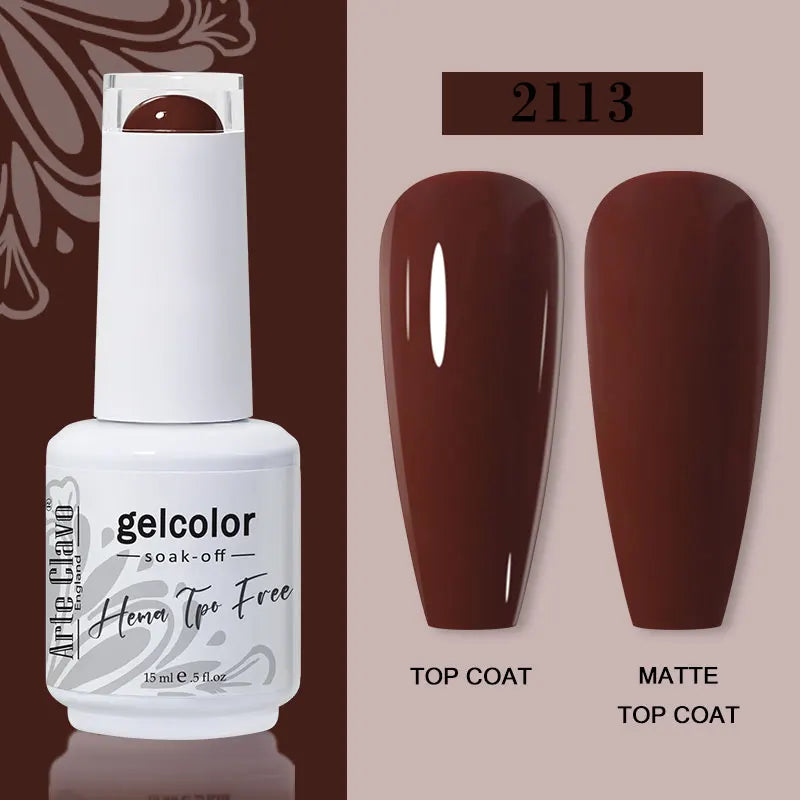 Arte Clavo Red Series Nail Polish Party Colors Gel Varnishes All
