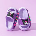 Hello Kitty Kuromi Flip-Flops Summer Student Flip-Flops for Indoor Use Non-Slip Slippers for Home Use Qme 2 19cm Sizes30-31