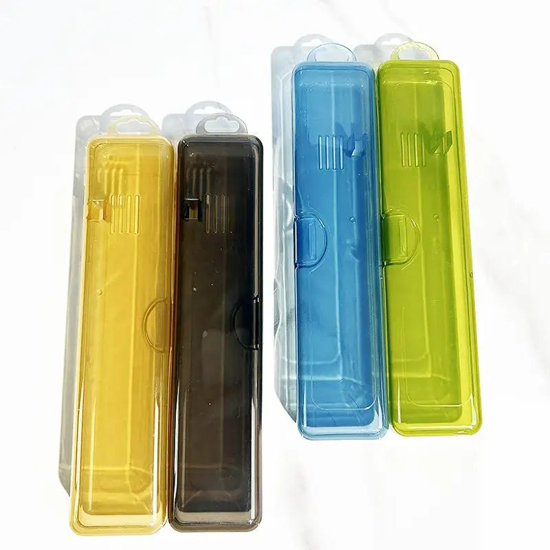 Plastic Toothpaste Box Storage Container Toothbrush Transparent Qme