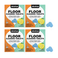 Floor Cleaning Tablet Removing Floor Stains Eliminate Odors Polishing Restore Shine Freshing Lemon Fragrant Daily Floor Cleaner Qme 4PCS B