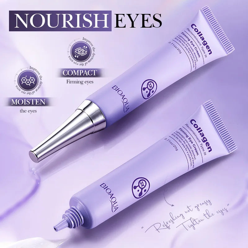 Collagen-infused Firming Eye Cream Reduces Fine Lines Leaving Face Qme