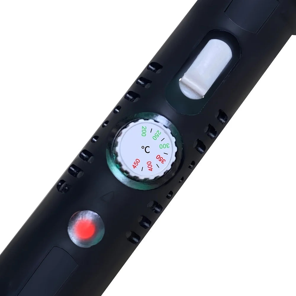 60W Electric Soldering Iron Adjustable Temperature 200-450 C Off Qme