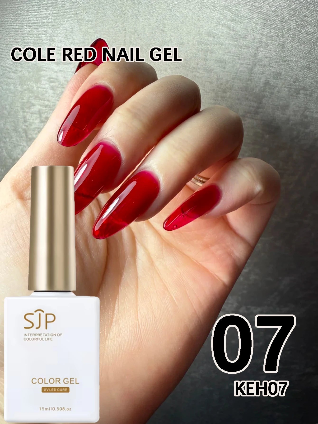 Burgundy Series Gel Nail Polish DIY Art Charming Perfect Christmas Qme 07