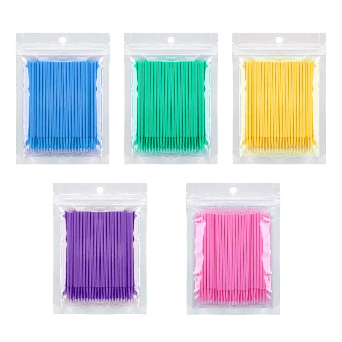 Lot Eyelash Extension Cleaning Swabs Lash Lift Glue Remover Qme