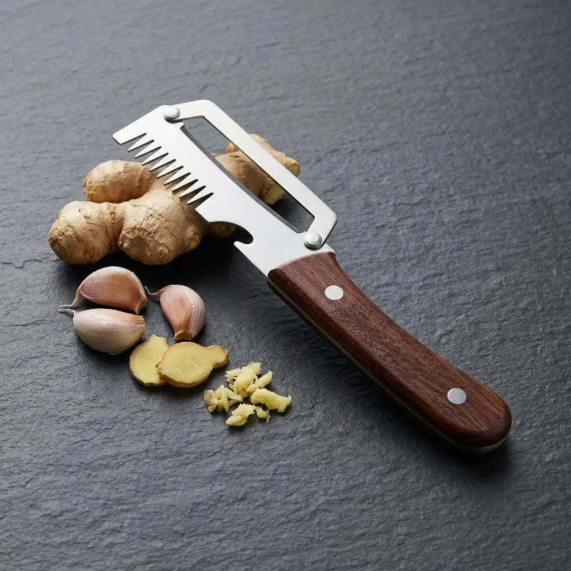 Multi-functional Kitchen Peeler 4-in-1 Stainless Steel Vegetable Qme