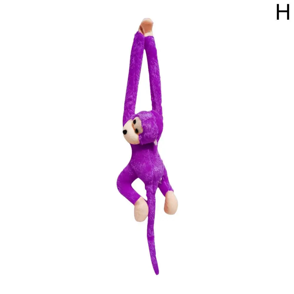 Plush Monkey Toy Stuffed Animal Cute Long Arm Tail Monkey Plush Toy Long Hands Monkey Mascot Room Curtain Decor Kids Toys Qme G