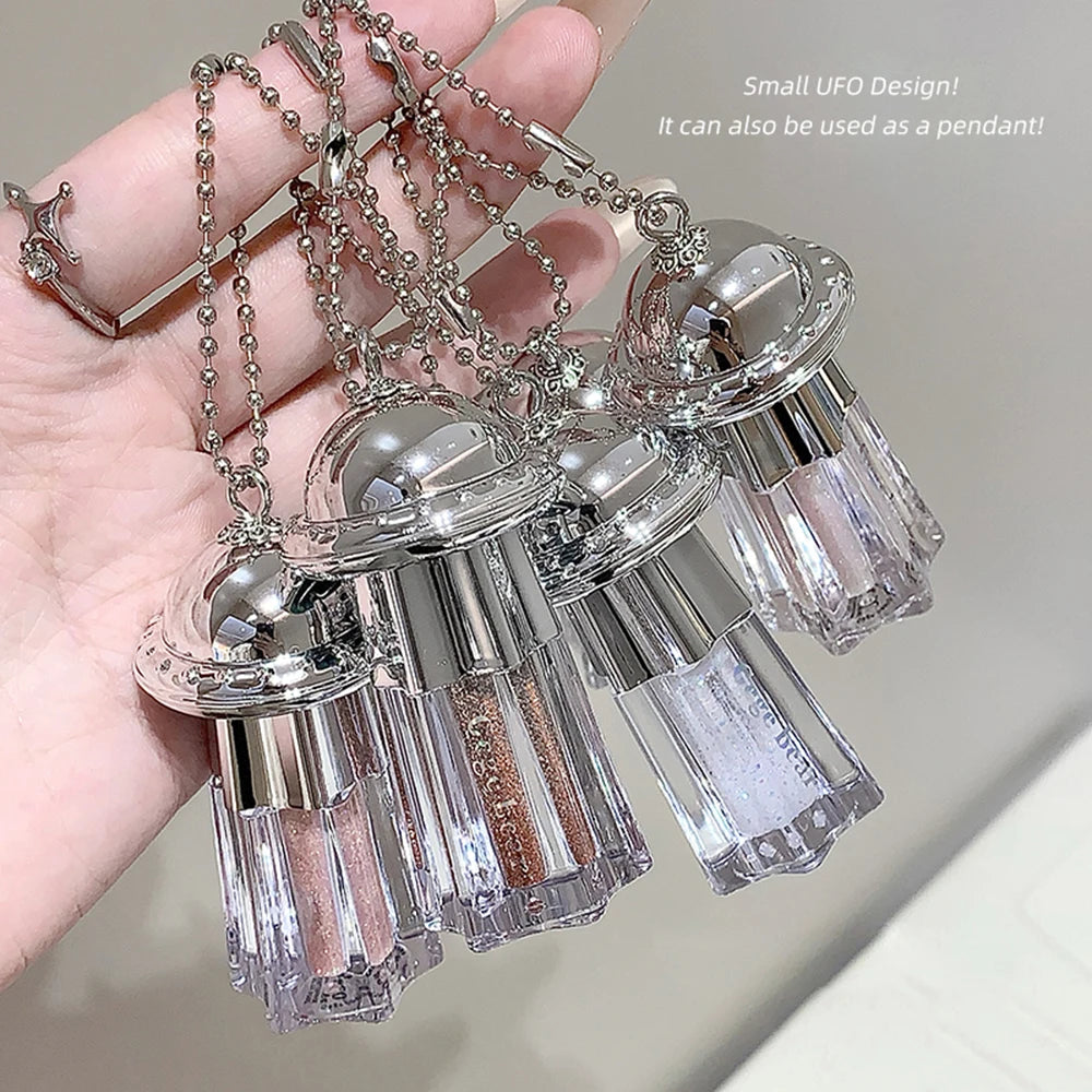 Gege Bear UFO Pendant Shiny Eyeshadow Liquid Pearlescent Fine Shimmer Qme