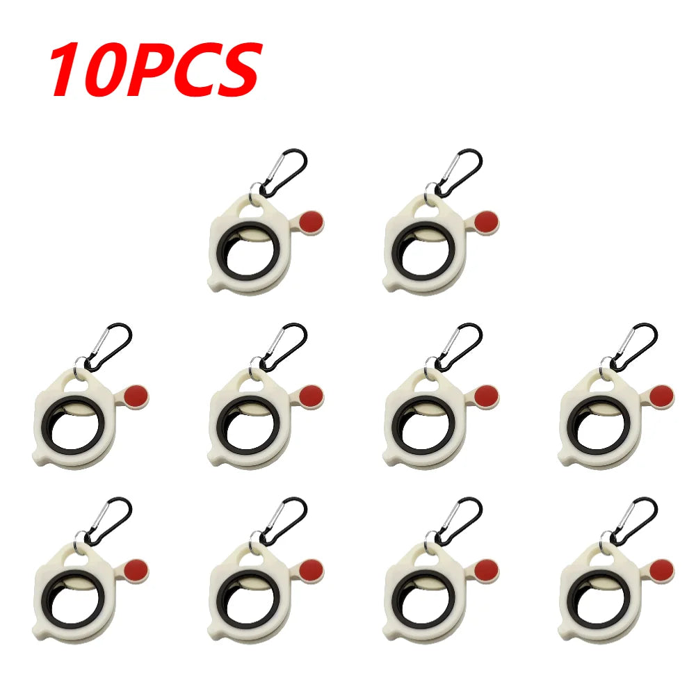 1/10pcs Fluorescent Cable Tie Organizer Storage Cable Tie Holder Portable Cable Tie Storage Tool Electrical Wire Tie Organizer Qme 10PCS
