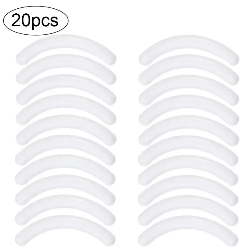 10 20 Beauty Eyelashes Makeup Curling Styling Tool Eyelash Curler Qme 20pcs White