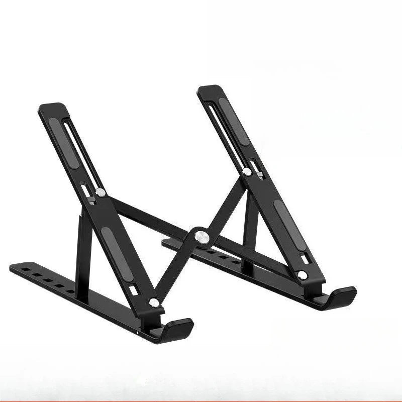 Portable Laptop Stand Notebook Stands Adjustable Ergonomic Laptop Support Base Holder for Computer Accessories Bracket Qme black