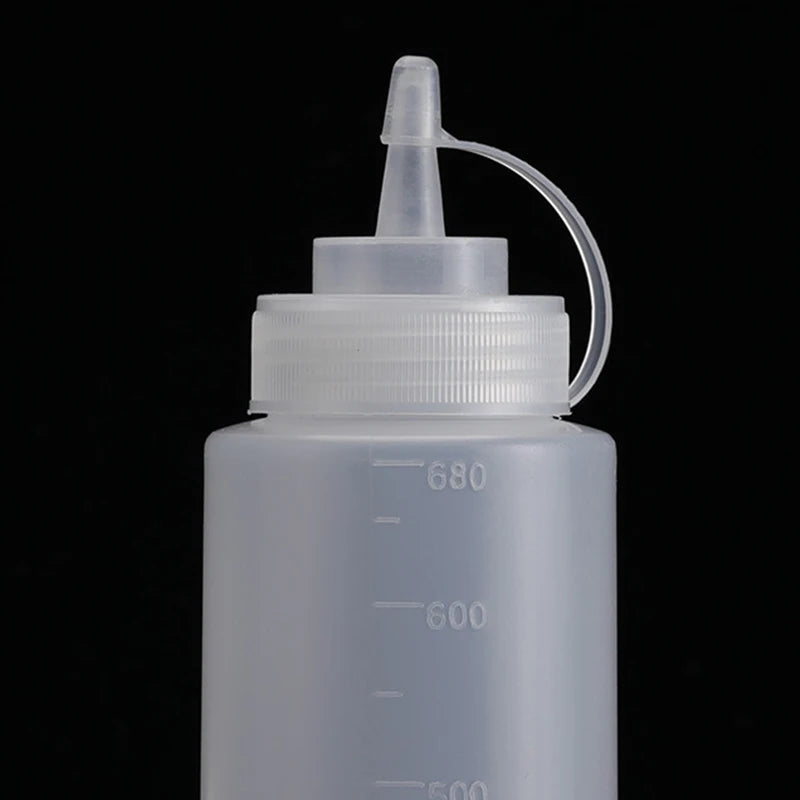 Tomato Salad Sauce Plastic Pointed Seasoning Bottle Squeezed Desktop Seasoning Bottle Multifunctional Kitchen Supplies Qme