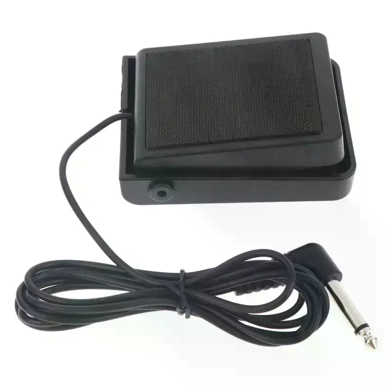 1Pcs Universal Sustain Pedal With Chrome Pedal Non Slip Base For All Digital Pianos Electronic Keyboards Home Practice Qme
