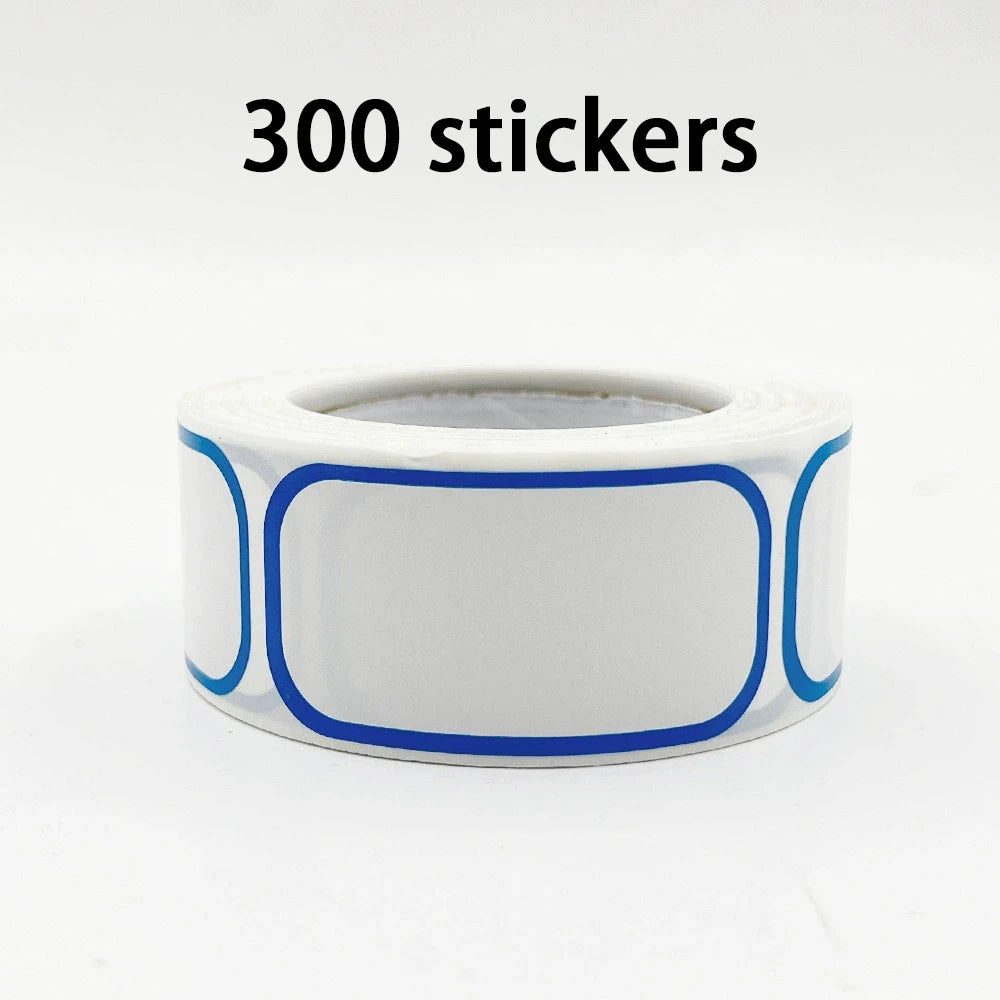 300Pcs Removable Freezer Labels,1 x 2 Inch Food Storage Stickers,Self-Adhesive Date Labels DIY Handmade Stickers Bottle Pack Qme 300 stickers