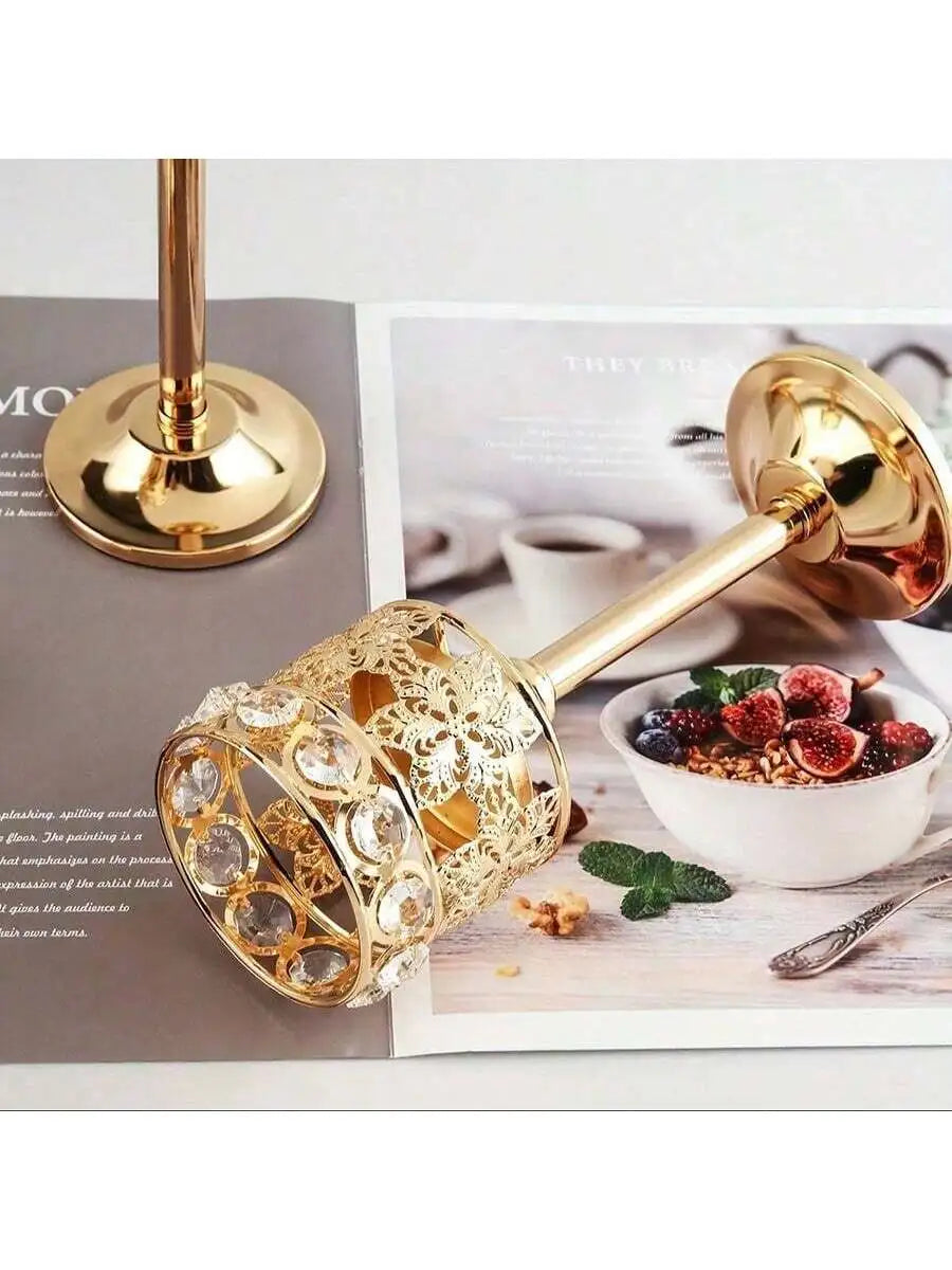 Crystal Candle Holder 3 Sizes Wedding Table Center Tea Lamp Qme