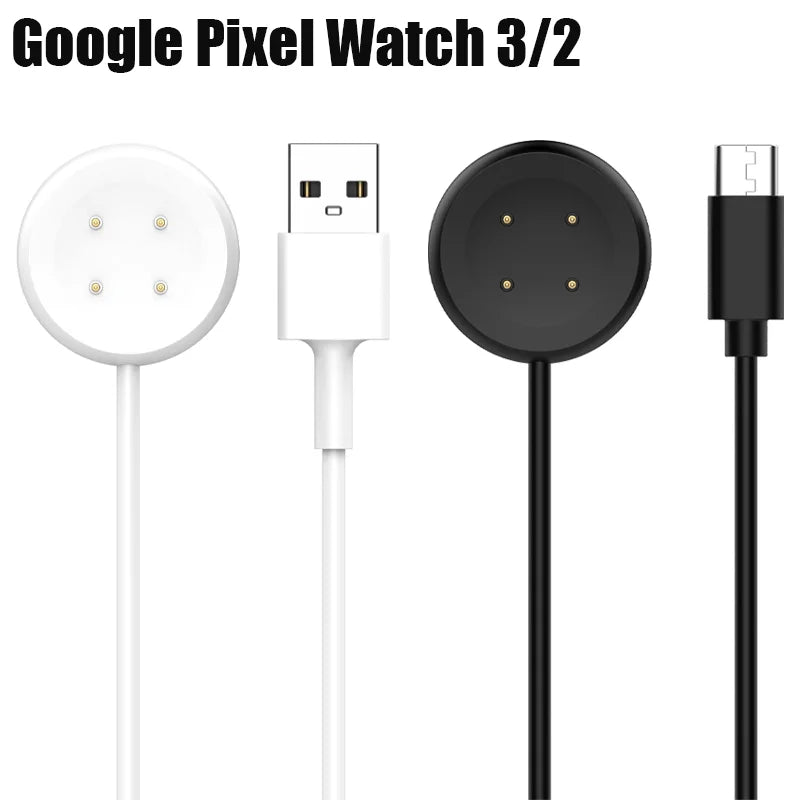 Smartwatch Dock Charger Adapter USB Charging Cable Power Charge For Google Pixel Watch 3/2 45mm 41mm Smart Watch3 Accessories Qme