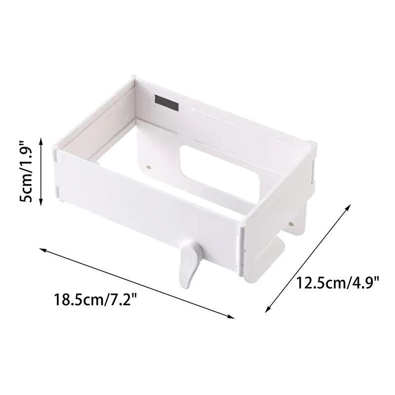 Foldable Garbage Bag Hanging Rack Home Kitchen Bathroom Portable Qme