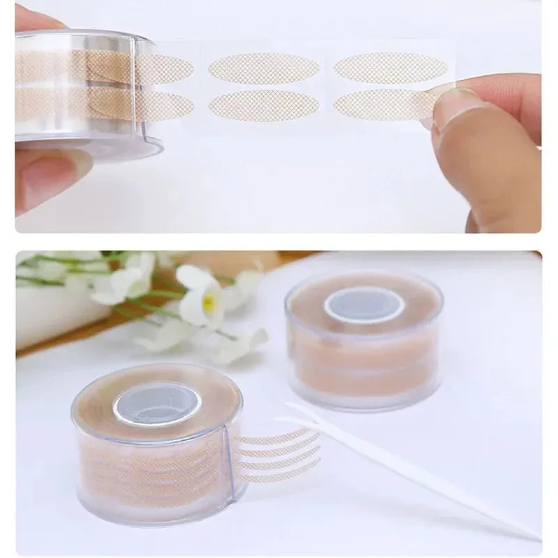 Eye Lift Strips Double Eyelid Tape Clear Self Adhesive Eyelid Stripe Big Eyes Invisible Double Fold Eyelid Sticker Makeup Tools Qme