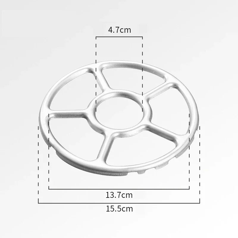 Gas Stove Frame Gas Stove Accessories Small Pot Auxiliary Support Anti Slip Bracket Milk Pot Holder Gas Stove Wok Support Rings Qme