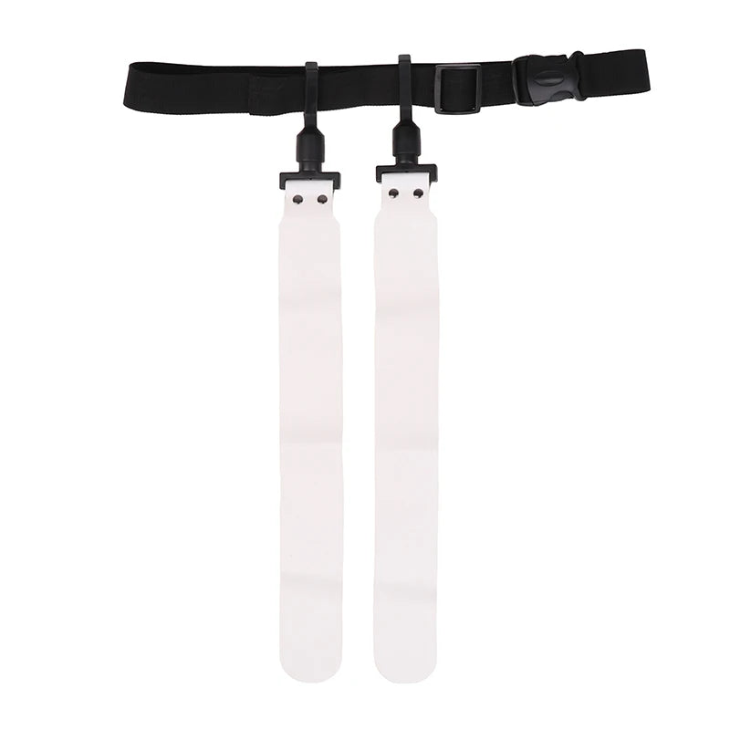 Adults Youth Rugby Training Belt Adjustable Soccer Flag Tag Waist Qme White