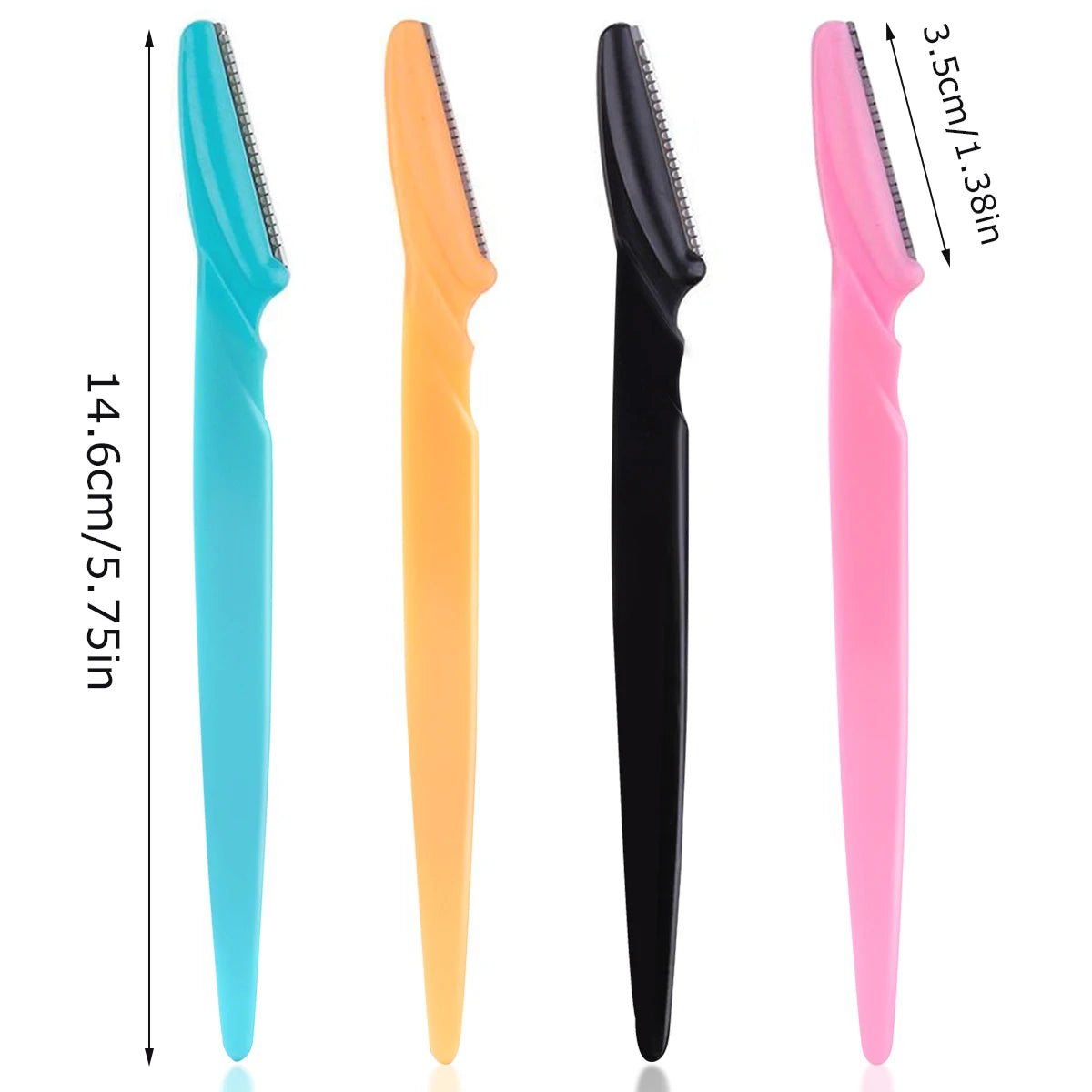 Bottle Eyebrow Razors Container Facial Eye Brow Trimmer Case Hair Qme 10pcs mix colors