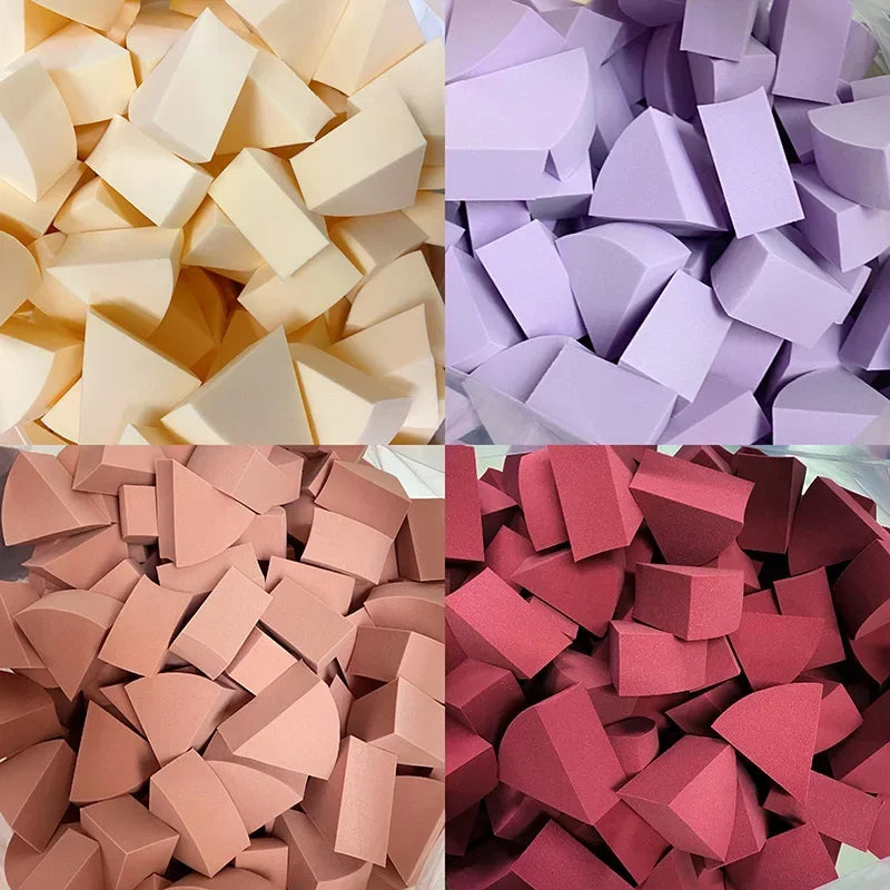 30pcs/bag Triangle Soft Makeup Sponge Face Foundation Concealer Cream Powder Blend Smearing Puff Cosmetic Tools Qme
