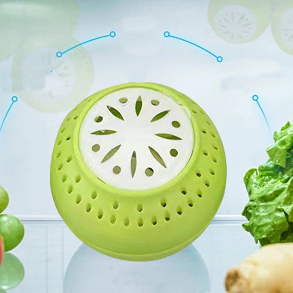 3Pcs Fridge Balls Refrigerator Ball Absorb Moisture Remove Odors Fridge Deodorizer Ball for Kitchen Home Kitchen Qme