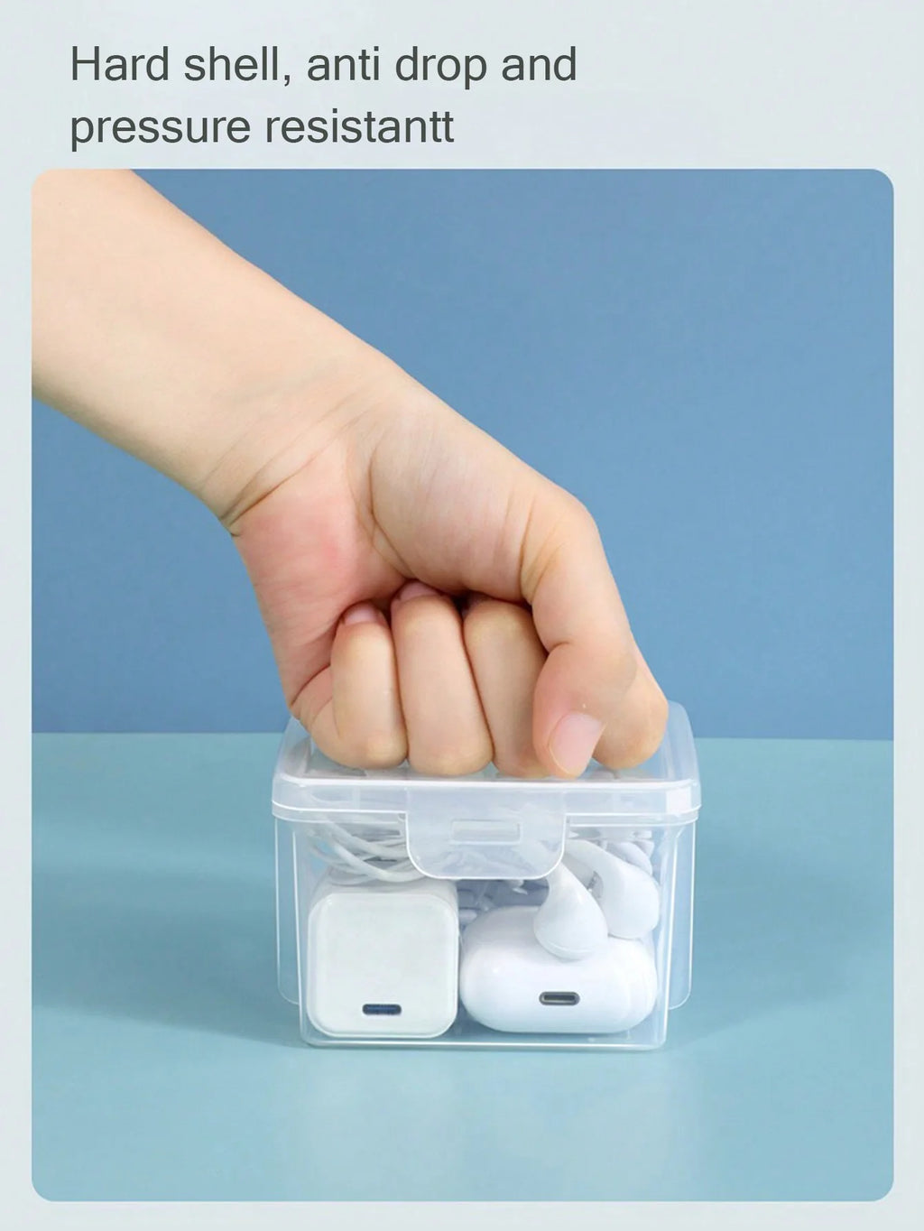 Data Cable Storage Box Mobile Phone Charging Head USB Flash Drive Qme