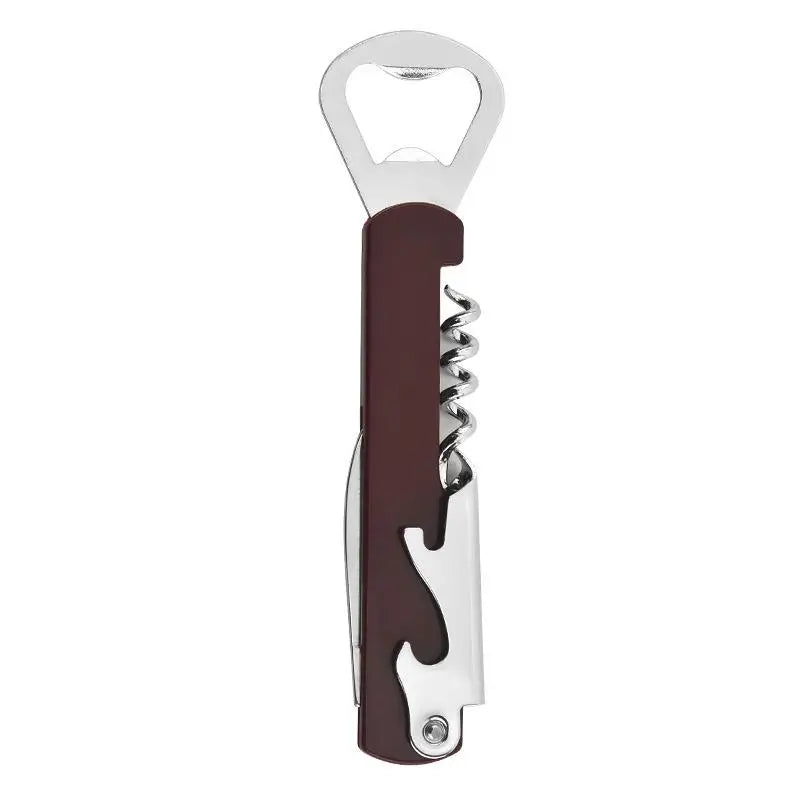 Portable Beer Can Opener Wine Bottle Restaurant Kitchen Tool Birthday Qme Wine red