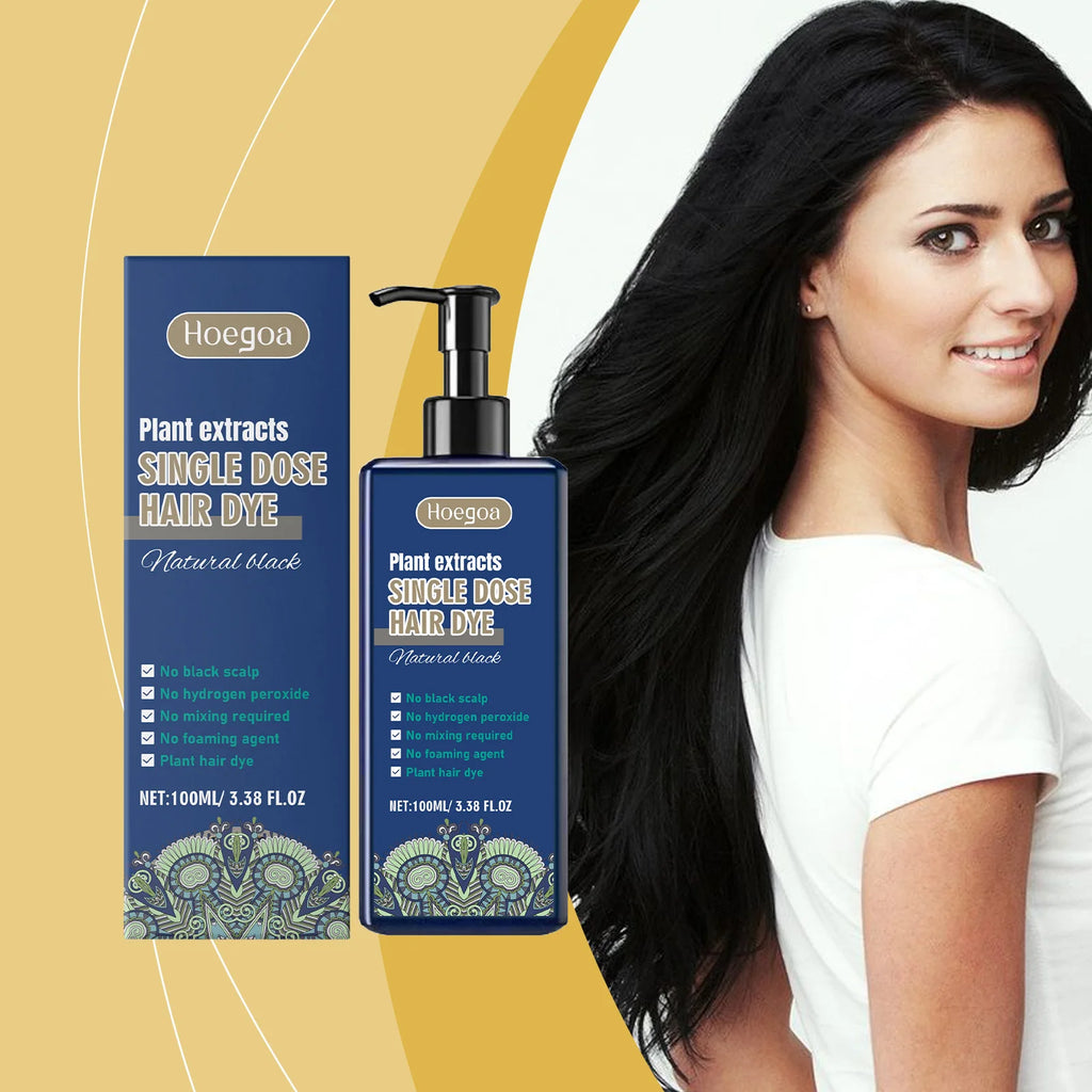 Black Hair Shampoo 5 Mins Fast Become Black Hair Dye Reduce Scalp Stimulate Nourish Roots Remove White Hair Natural Hair Care Qme