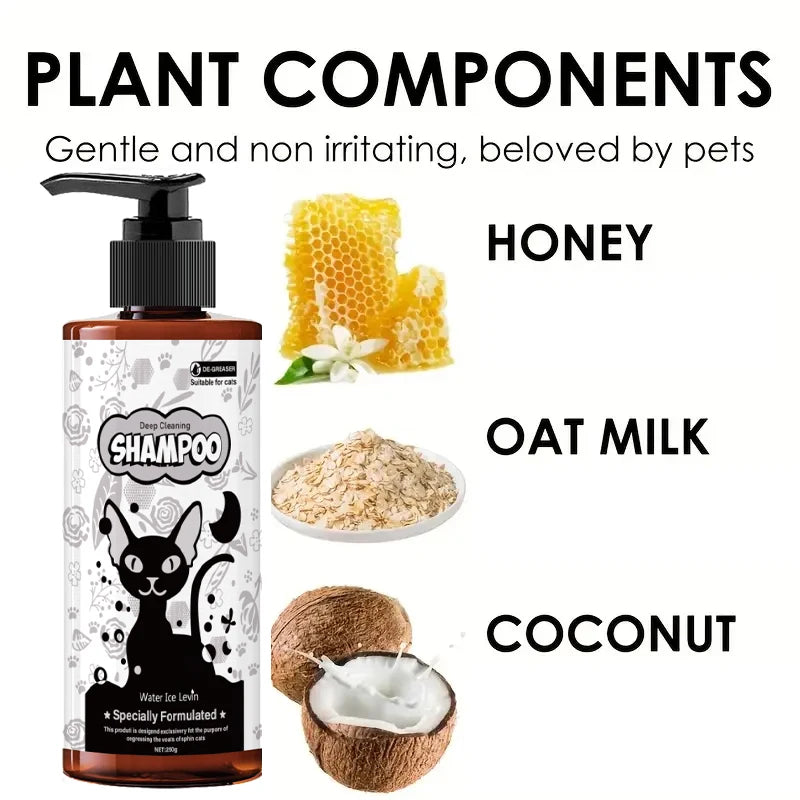 Pet Shampoo, Hair Care and Shower Gel - Gentle Cleansing, Soothing Care for Cats and Dogs, Suitable for All Dog Breeds, a Must-Have for Pet Care Qme