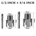 Pipe Thread Cutting Tool Integrated Internal External Pipe Threading Tool Electric Drill Compatible PVC Pipe Threader Kit. Qme A3