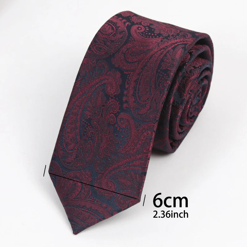 Tie Red Maroon Burgundy Rose Men Pocket Square Cufflinks Jacquard