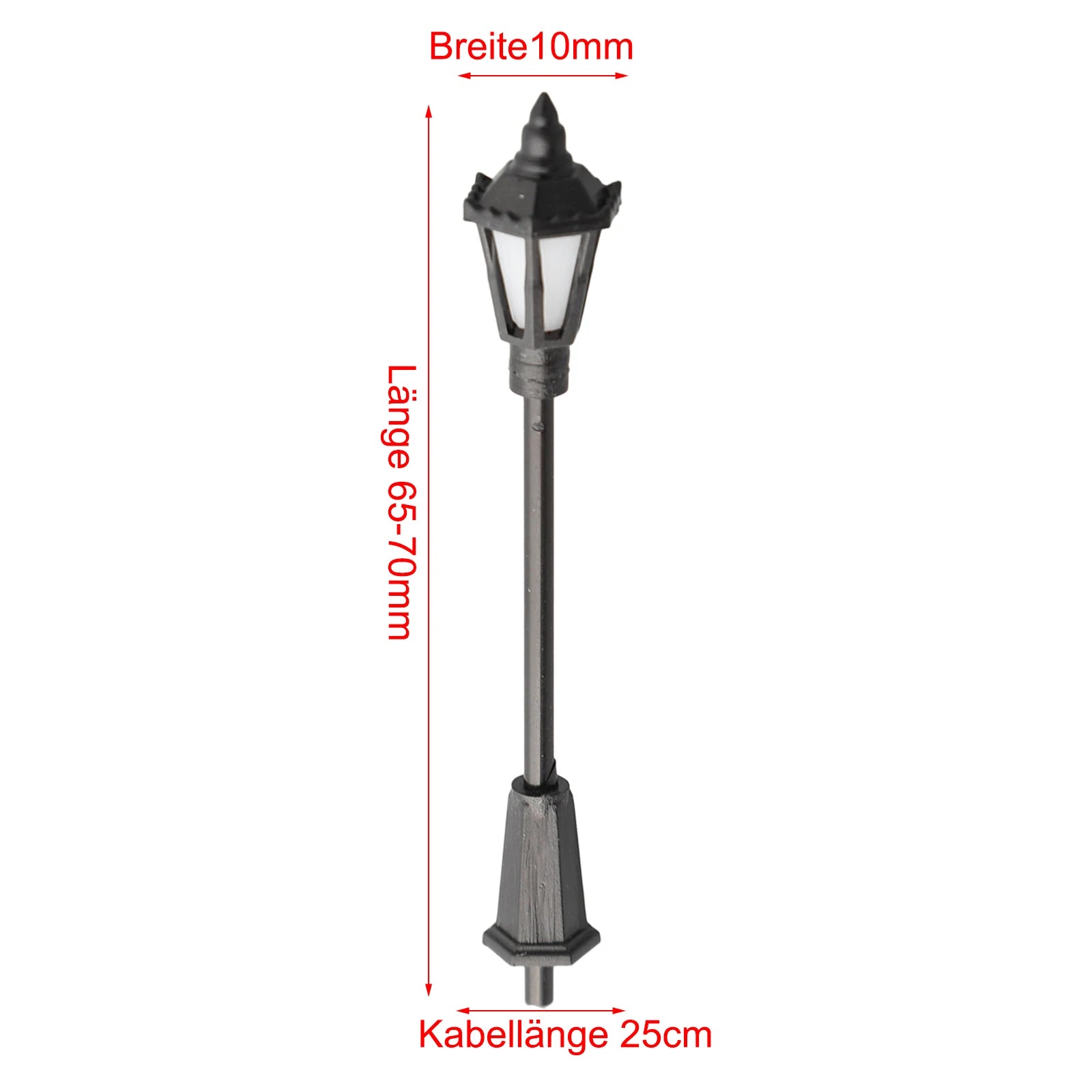 10 Pcs LED DIY Street Lamp LED Model H0 TT 00 3V Garden Decoration Light Lighting Plastic Sand Table Supporting Landscape Qme