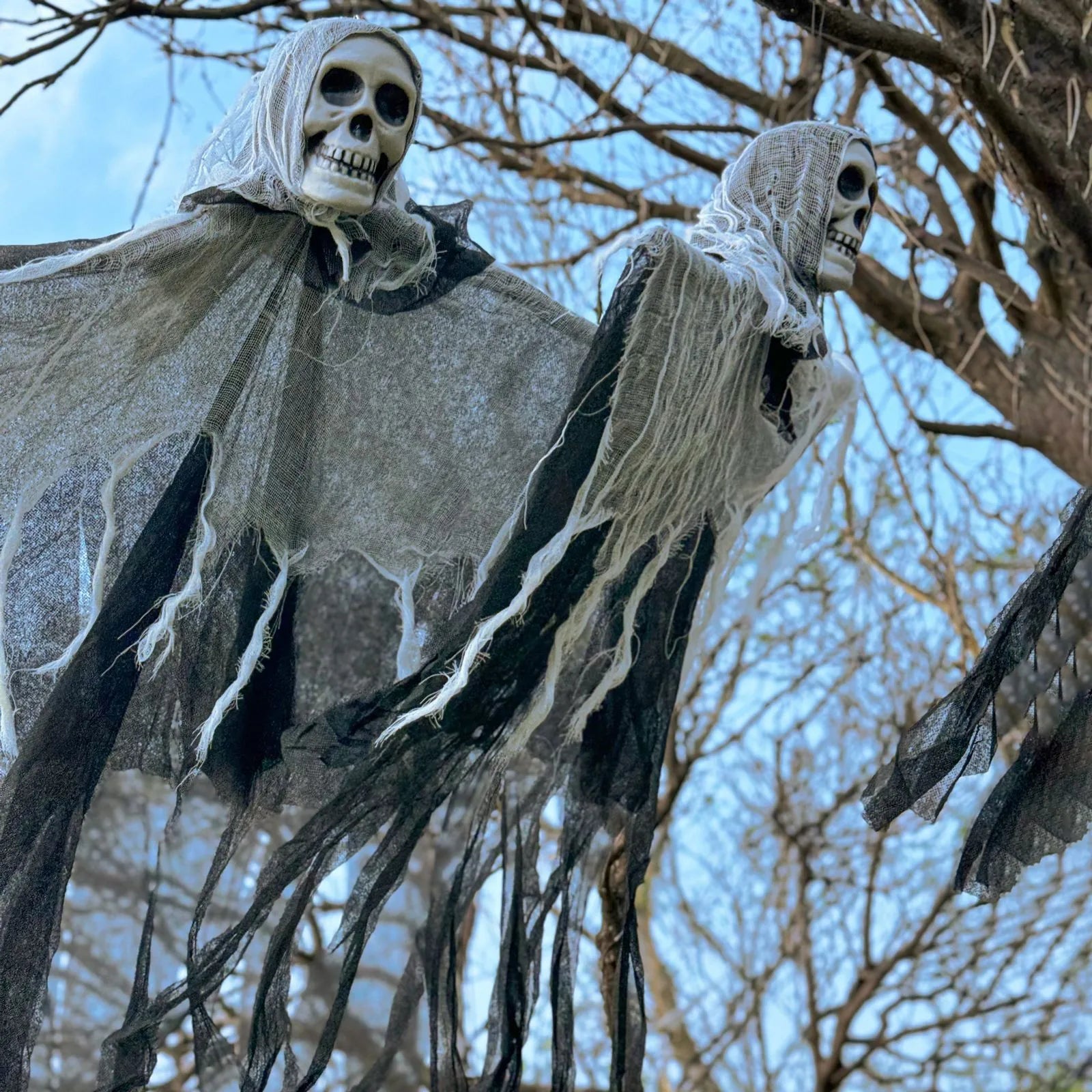 Creepy Scary Animated Skeleton Halloween Party Decoration Ghost House Skeleton Halloween Decorations Props Qme