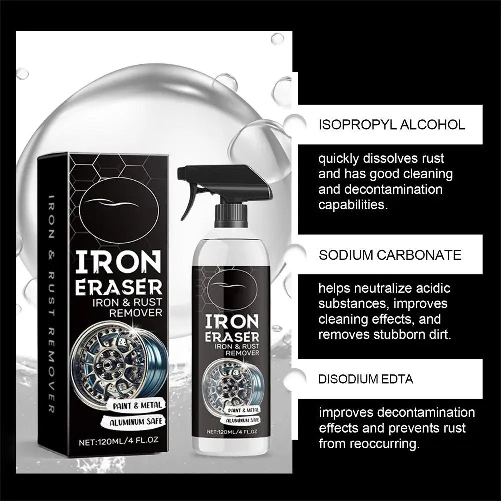 Multi-purpose Rust Remover Spray Car Wheel Effective Cleaner Qme