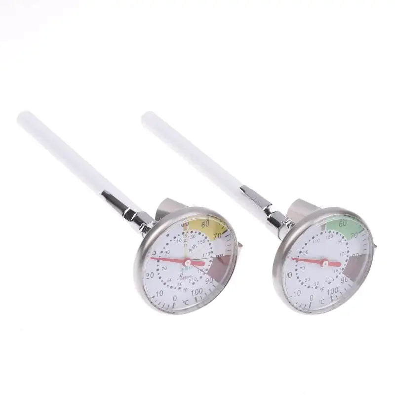 Mechanical Dial F/C Kitchen Thermometer Probe Temperature Gage Food Milk Coffee Thermometer ﻿ Qme
