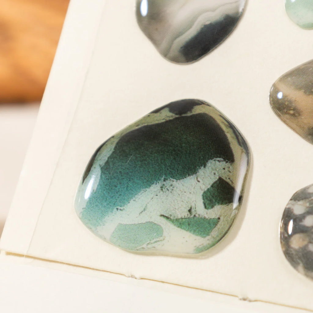 1PC Pebble World Themed 3D Epoxy Sticker for DIY Scrapbook Phone Case Decoration Birthday Gift Teaching Reward Supplies Qme