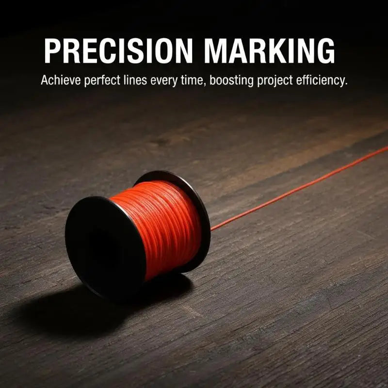 50M Roll Red Marking Construction Line Mason Gardening Crafting Wire Qme